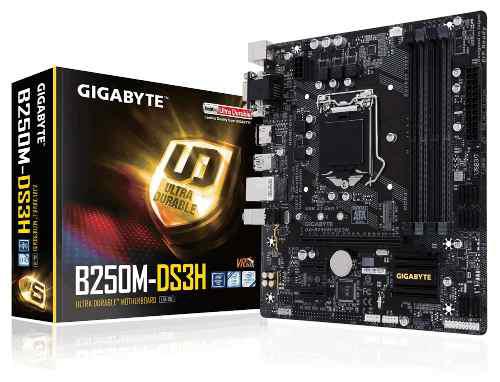 Motherboard Gigabyte Ga-b250m-ds3h, Lga1151, B250, Ddr4