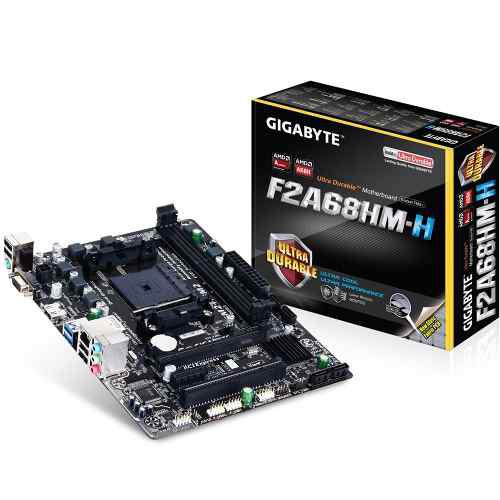 Motherboard Gigabyte Ga-f2a68hm-h, Rev 1.1, Fm2+, A68h, Ddr3