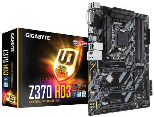 Motherboard Gigabyte Z370 Hd3, Rev 1.0, Lga1151, Z370, Ddr4