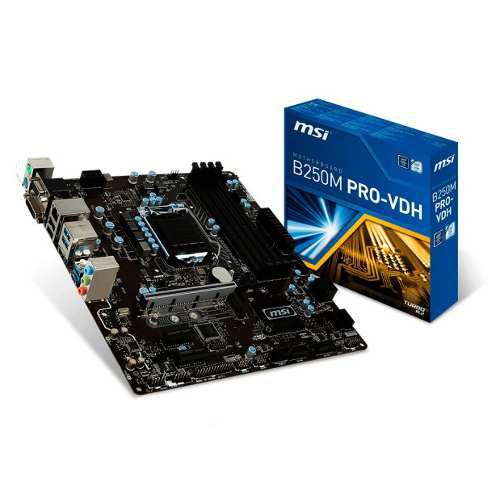 Motherboard Msi B250m Pro-vdh, Lga1151, B250, Ddr4, Sata 6.0