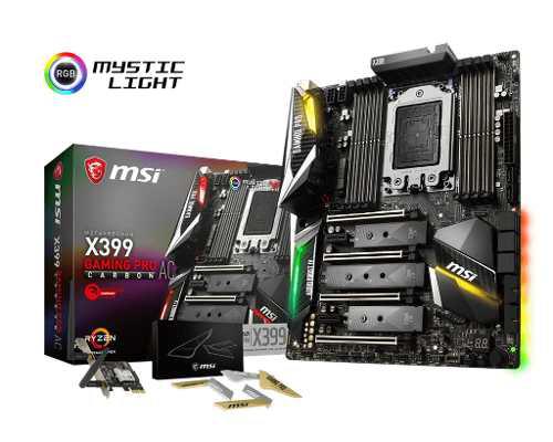 Motherboard Msi X399 Gaming Pro Carbon Ac, Str4, X399, Ddr4,