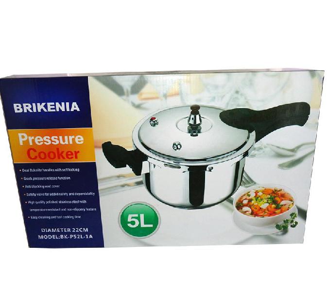 Olla A Presión Brikenia Acero Inoxidable 5L.7L,10L