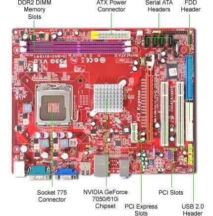 Placa Quadcore P55g Socket 775