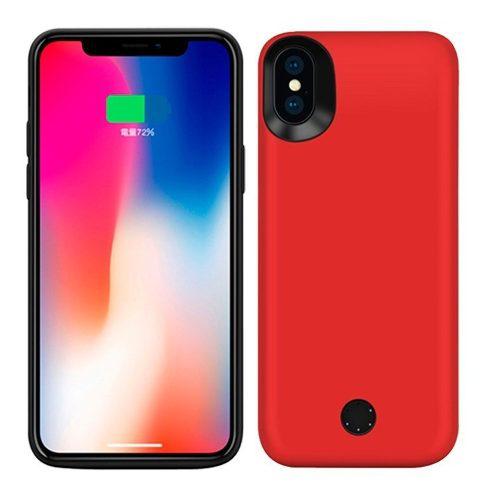 Power Case iPhone X 5000mha Color Rojo