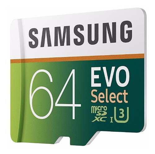 Samsung Micro Sd 64 Gb Evo+ Plus Uhs-i U3 100 Mb/s 4k 2017