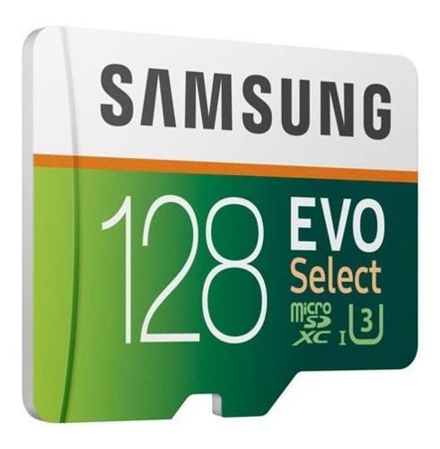 Samsung Micro Sdxc 128 Gb Evo Select U3 100mb 4k Original