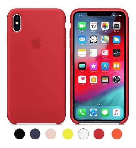 Silicone Case iPhone Xs Max, Xs, Xr Sellado En Caja