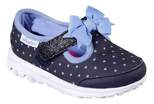 Zapatilla Skechers Niña 81134 Nvlb (tallas: 22.5 Al 25.5)