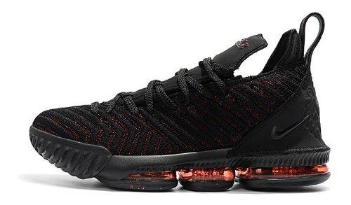 Zapatillas Nike Lebron 16 Bred - Black And Red