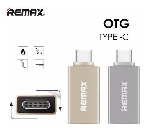 Otg Usb Tipo C Remax 3.0 Adaptador Android Ios Mac Os