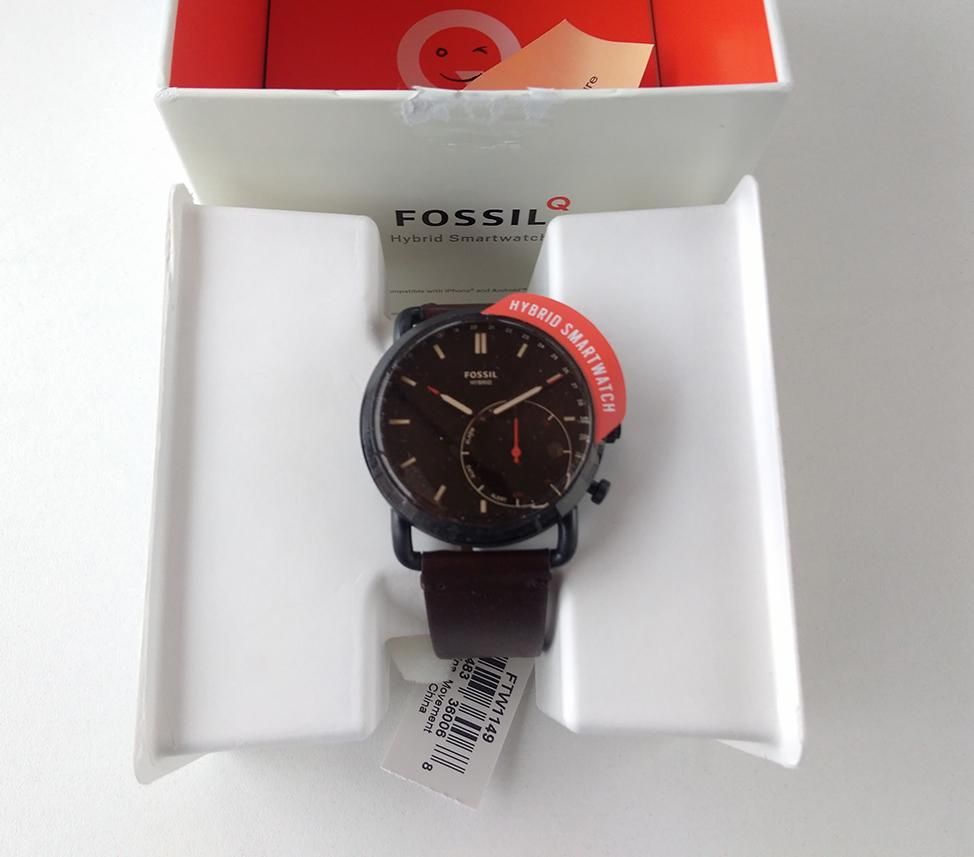 Reloj fossil smartwatch hibrido nuevo caja