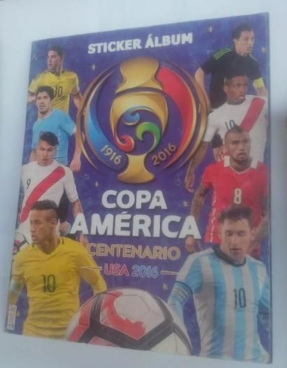 Album Copa America Centenario Usa  Figuras Pegadas