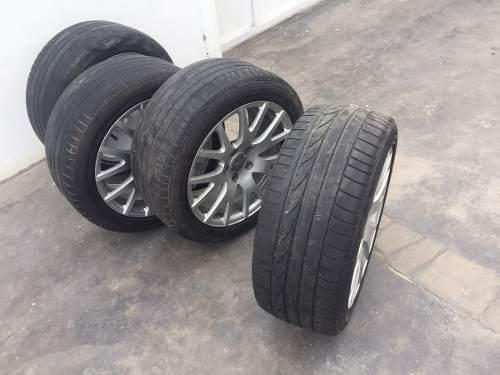 Aros (4)de Audi Con Llantas Runflat Todo Original 17