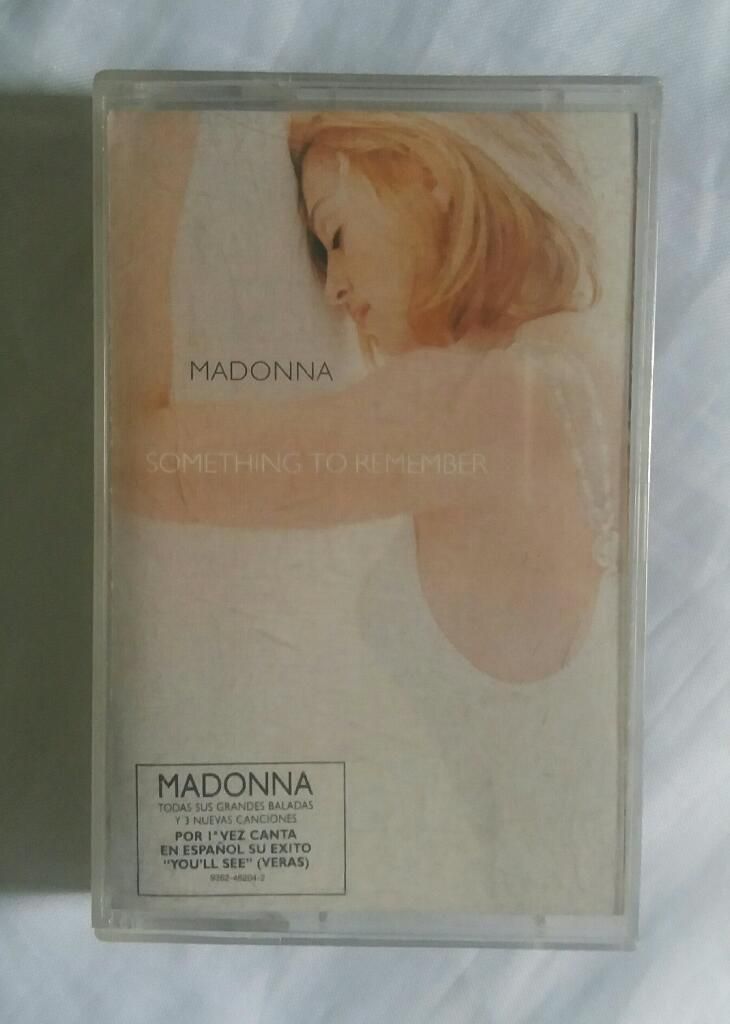 Madonna Something To Remember Cassette