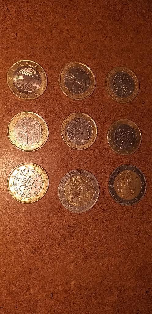 Remato Monedas 1 Y 2 Euros