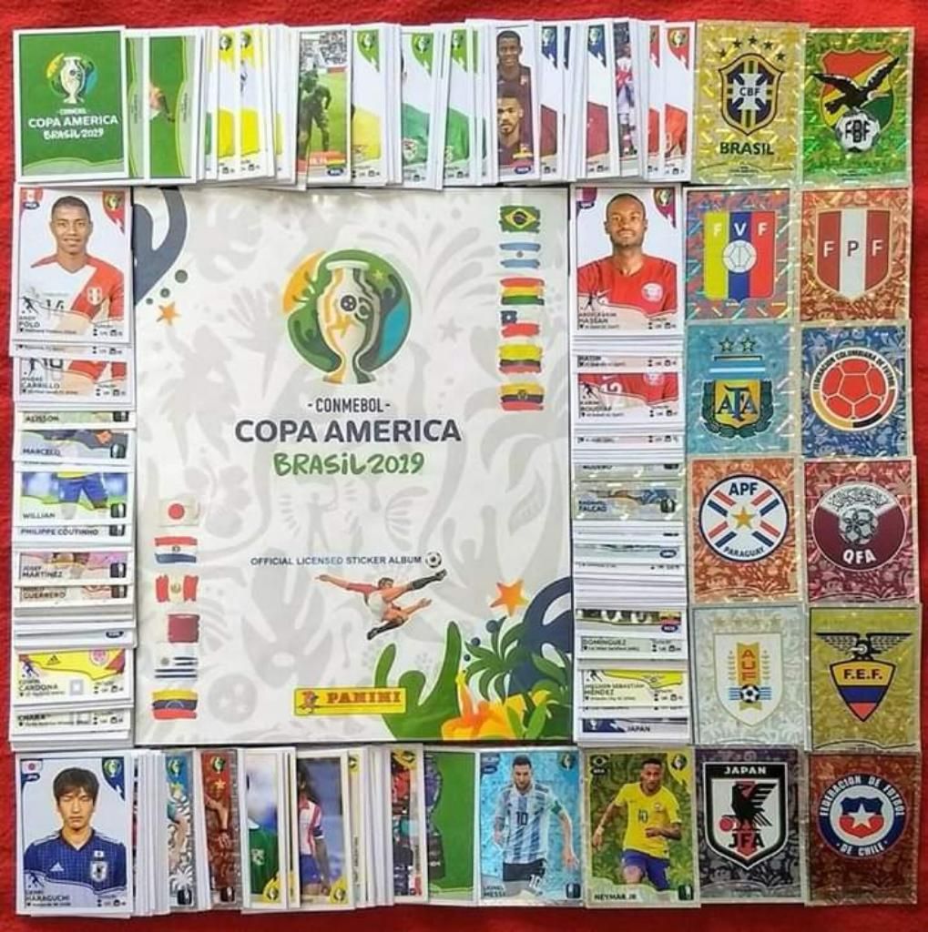 Set Completo Panini Copa America 
