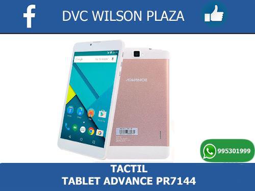 Tablet Advance Pr 7144.... Tactil Original