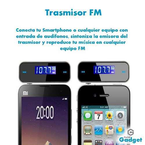 Transmisor Fm Portátil (mp3 Tablet Smartphone Laptop Pc)