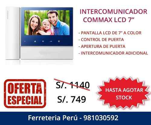 Commax Video Portero Intercomunicador Nuevo Sellado !!!