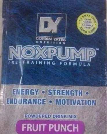 Dorian Yates Nutrition Nox Pump Fruit Punch - Energizante