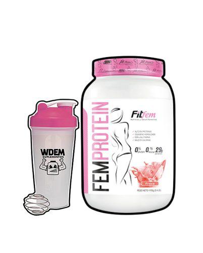 Fem Protein Proteína De Mujer Masa Muscular + Shaker!