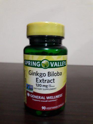 Ginkgo Biloba Extract 120 Mg, 90 Tabs Spring Valley