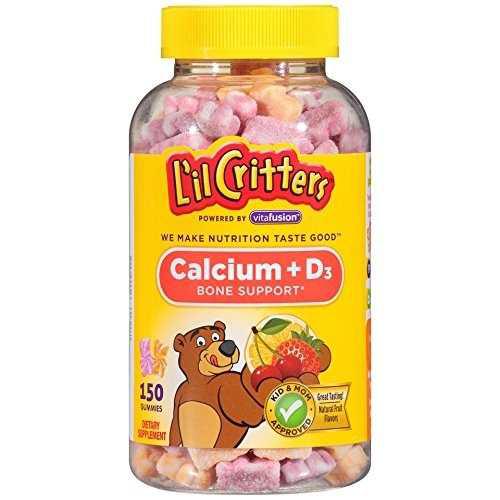 Lil Critters Vitaminas Calcio Calcium + D3 150 Unidades