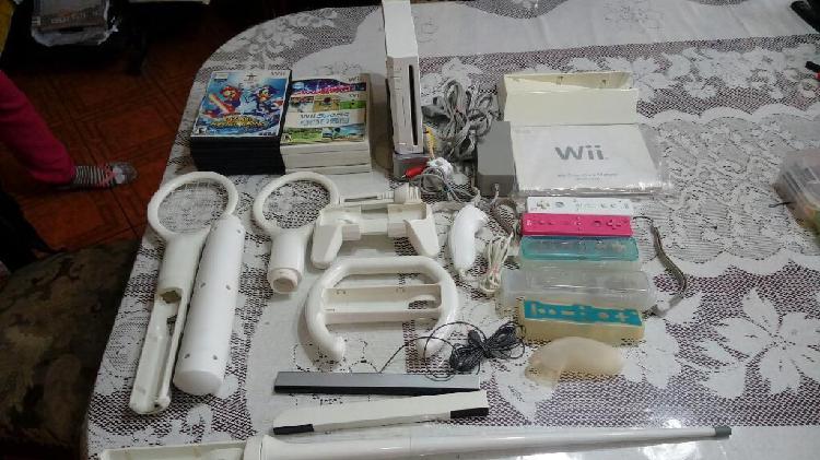 Nintendo Wii Incluye Accesorios Y Juegos