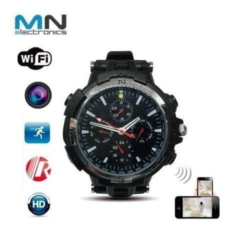 Reloj Camara Espia Wifi Hd Ip P2p Infrarrojo En Tiempo Real