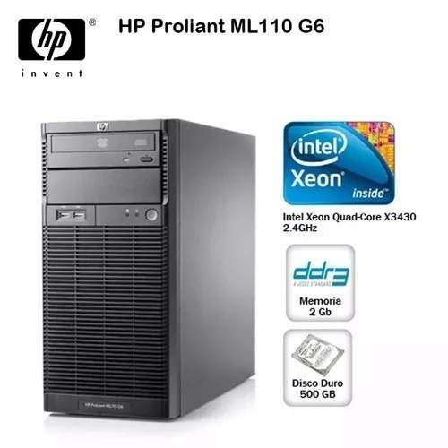 Servidor Hp Proliant Ml110 - G6 Xeon 8gb Ddr3