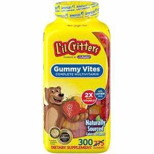 Vitaminas Para Niños Lil Critters 300 Gomitas. De Usa