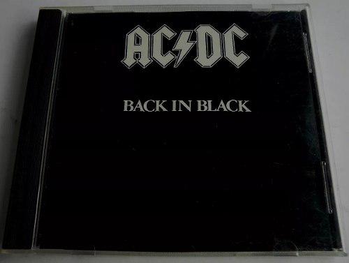 Ac Dc Cd Original - Black In Black / Made In Usa