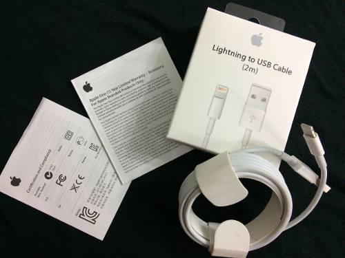 Cable Lightning 2m iPhone 5 6 7 8 X
