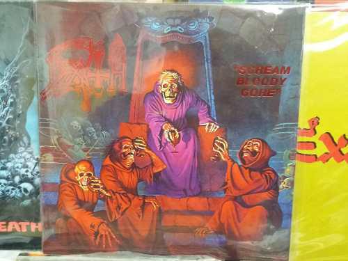 Death Scream Bloody Gore Blue Wax Vinyl Lp Oferta Wf