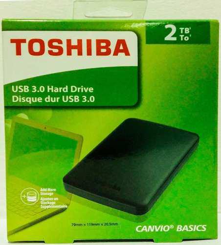 Disco Duro Externo Toshiba 2tb Canvio Basic Usb 3.0 Original