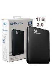 Disco Duro Externo Western Digital Elements Portable, 1 Tb,