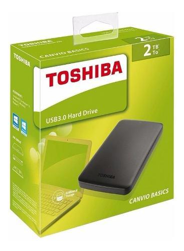 Disco Externo 2tb Toshiba Canvio Basics Usb 3.0/ 2.0 Nuevo