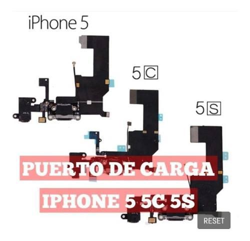 Flex De Carga Zocalo iPhone 5 5c 5s Originales Surco