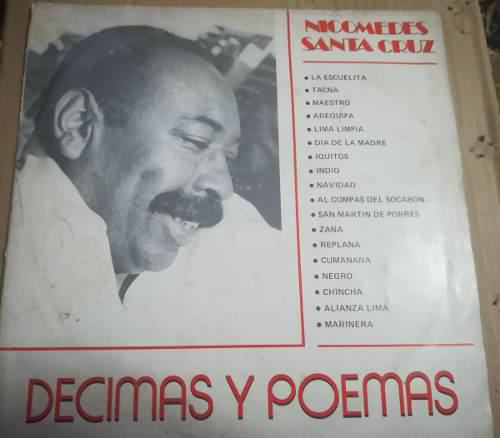Nicomedes Santa Cruz Decimas Y Poemas
