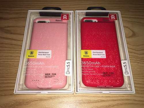 Power Case iPhone 7 Plus & 8 Plus 3650mah Baseus