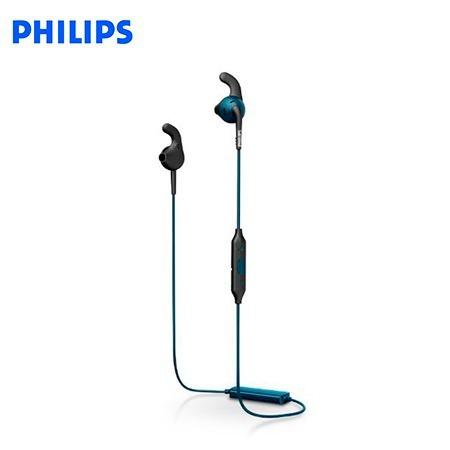 Audifono C/microf. Philips Sports Bluetooth Shq6500bl/00 Blu