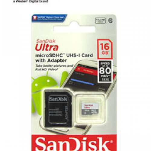 Memoria Flash Microsdhc Sandisk Ultra Class10 Uhs-i...