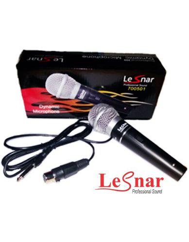 Microfono Profesional Con Cable 2m 215gr./ Lesnar/ 700501
