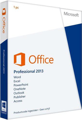 Microsoft Office Profesional 2013 32/64bit Caja Sellada 1pc