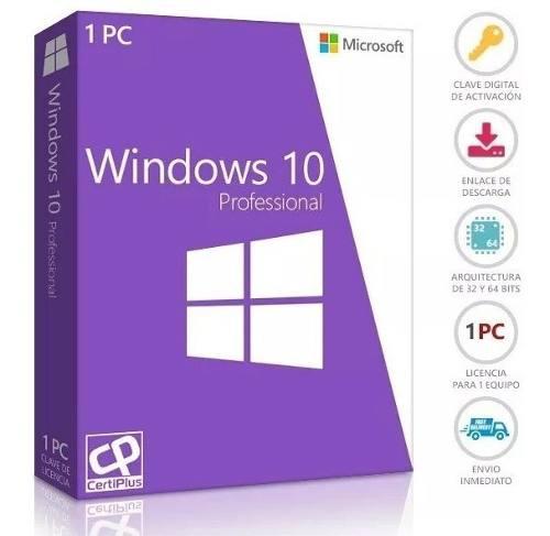 Microsoft Windows 10 Pro Oem Key 32/64-bit