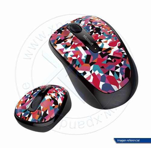 Mouse Óptico Inalámbrico Microsoft Mobile 3500 Geo Prism,