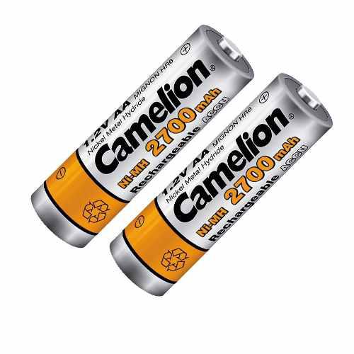 Pila Aa Recargable Camelion De 2700mah X 2, Nuevo