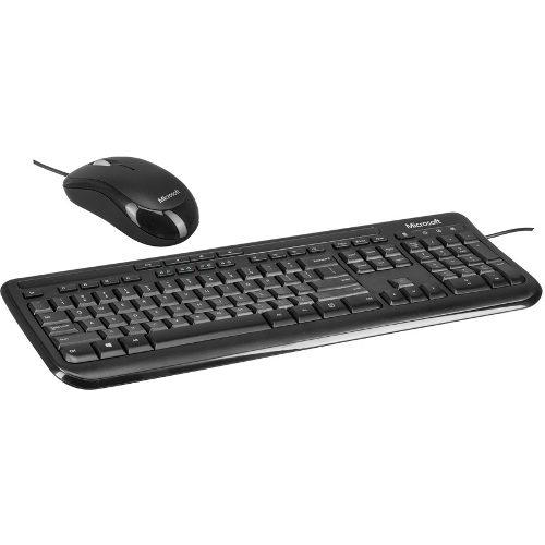 Teclado + Mouse Microsoft Wired 600 Multimedia - Negro