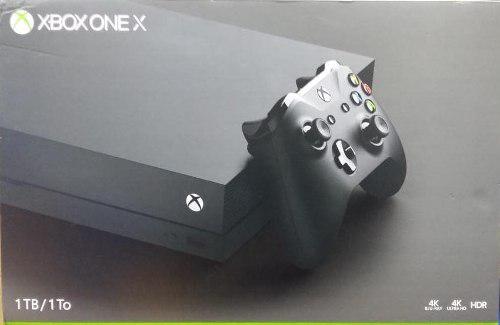 Xbox One X Black Nuevo J