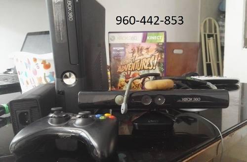 Xbox360 Slim 250gb (original)+kinect+mando+microfono+juego
